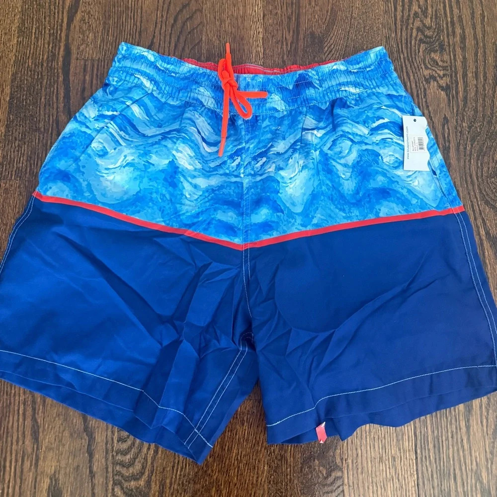 Blueport by Le Club Mens Swim Trunk Horizon Blue